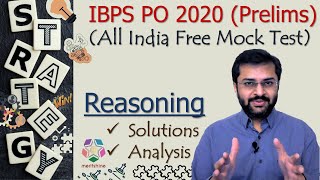 IBPS PO 2020 Prelims  Reasoning Analysis [upl. by Attiuqaj]