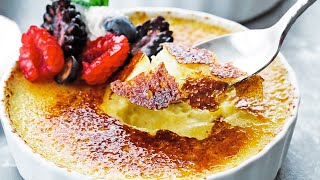 Creme Brulee Recipe Made with Real Vanilla Beans [upl. by Nanek453]