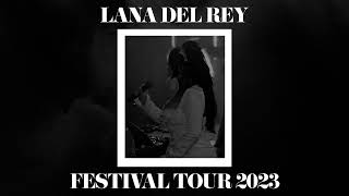 Lana Del Rey  AampW Festival Tour 2023  Instrumental Version [upl. by Imrots]