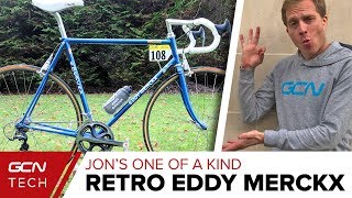 Jons Retro Pro Road Bike  Eddy Merckx Corsa Extra [upl. by Anicnarf639]