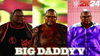 Different Shades Of Big Daddy V Entrance amp Victory Motion wt Graphics amp Theme  WWE 2K24 Pc Mods [upl. by Hedgcock]