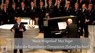 Solist der Regensburger Domspatzen singt quotMariä Wiegenliedquot von Max Reger 2018 [upl. by Erl]