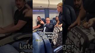 Late Passenger Causes MidAir Drama Over Overhead BinPart 1shorts passenger airplane [upl. by Nlycaj]