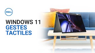 Gestes et mouvements de l interaction tactile  Windows 11 [upl. by Ahsiekram]