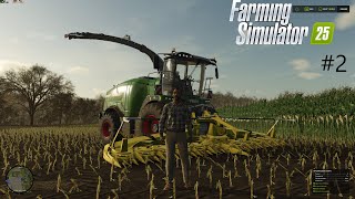 FARMING SIMULATOR 2025 WE CHOP SILAGE FOR COWS 2 fs25 farmingsimulator25 ls25 [upl. by Elleirda789]