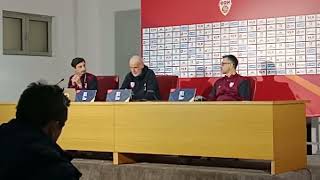 MKD v Latvia 10 Win press conference [upl. by Anyrak341]