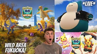 ✨ EARLY Wild Area Event in Pokemon Go Shiny Costume Snorlax Hunt and More✨ In Person Event [upl. by Hannan]