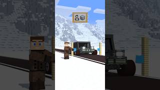 How Much Wool To Stop A Car Bedrock  Inspired by MrBeast minecraft shorts [upl. by Icaj]