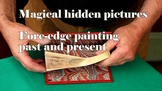 History of foreedge painting past and present  Martin Frost [upl. by Arimihc]