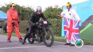 Vintage Style  Class Motorcycles at Kop Hill Climb 2015 [upl. by Naenej114]