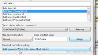 Shortcut to popup intellisense in Visual Studio [upl. by Retsek]