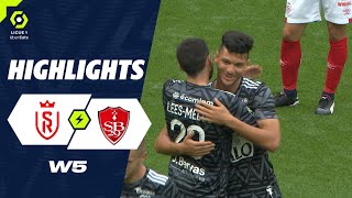 STADE DE REIMS  STADE BRESTOIS 29 1  2  Highlights  SdR  SB29  20232024 [upl. by Berkeley]