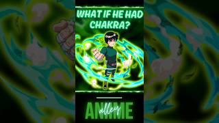 naruto what if rocklee could control chakra  anime animeshorts jiraiya aniimealley mightguy [upl. by Lashoh]