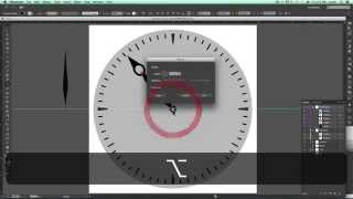 Illustrator tutorial Make a Clock [upl. by Marks502]