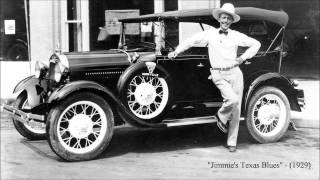 Jimmies Texas Blues by Jimmie Rodgers 1929 [upl. by Levenson869]