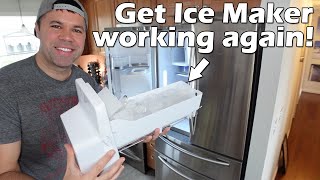 Ice Maker Not Working on Samsung Refrigerator  Check these 8 Things to Get it Working Again [upl. by Glassman]