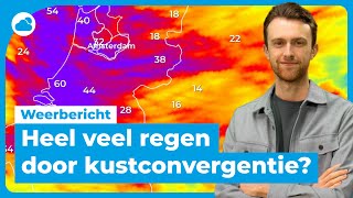 Weerbericht komende dagen regionaal veel regen [upl. by Aliuqet]