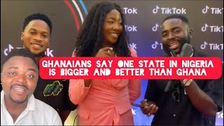 This Ghanaians visiting Nigeria for the First time Say One State in Nigeria is Better than Ghana [upl. by Amaerd184]