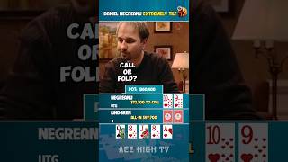 Daniel Negreanu got Extremely TILT 😰 poker highstakespoker [upl. by Hoang42]