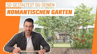 So gestaltest du deinen romantischen Garten 🌹 Deine kreative Gartengestaltung 24 [upl. by Kcirdahs]