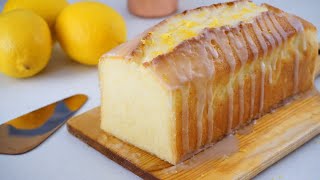 Super Moist And Velvety Lemon Loaf Cake [upl. by Eiluj]