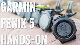 GARMIN FENIX 5 HANDSON DETAILS [upl. by Carma]