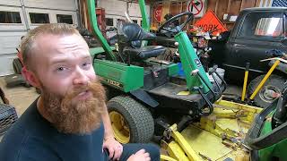 John Deere F932 PTO Rebuild  George Jones Mower Build  PART 3 [upl. by Petulah]