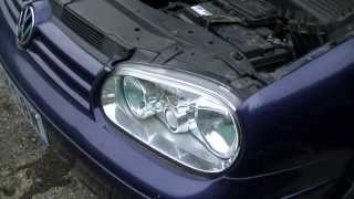 VW Golf Jetta Mk4 Headlight Bulb Replacement 19992005 [upl. by Im]