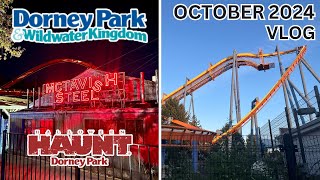 Dorney Park Haunt Vlog October 2024  The BEST Halloween Event [upl. by Sarchet447]