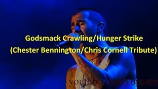 Godsmack CrawlingHunger Strike Chester BenningtonChris Cornell Tribute Sands Steel Stage [upl. by Ern]