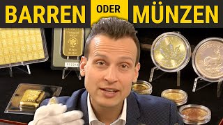 Goldbarren oder Goldmünzen – DIE QUAL DER WAHL [upl. by Auhsaj633]