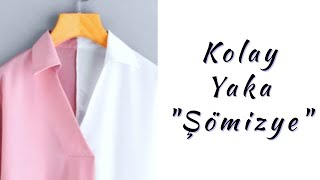 KALIP landınız Kolay Yaka Kesimi Dikimi  Şömizye Yaka  Betül Bayraktar [upl. by Eardnaed516]