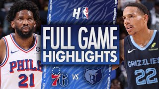 Philadelphia 76ers vs Memphis Grizzlies  Full Game Highlights  November 20 202425 NBA Season [upl. by Dibb]