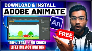 How to Download amp Install Adobe Animate in PC amp Laptop 2024 No Crack  100 Legal [upl. by Trina]