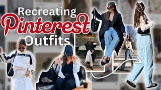 Styling Fall 2024 Fashion Trends  Recreating Fall Pinterest Outfits [upl. by Boeke111]