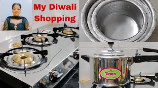 मेरी खुशियों वाली दिवाली  Diwali Shopping  Diwali 2024  Budget Friendly Shopping  Sabas Kitchen [upl. by Brianna]