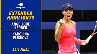 Angelique Kerber vs Karolína Plíšková Extended Highlights  2016 US Open Final [upl. by Gold]