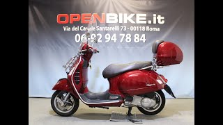 Piaggio Vespa GTS 300 Touring ABS Euro 4 Anno 082017 Km 14800  wwwopenbikeit [upl. by Annitsirhc]