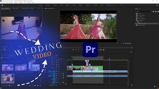 HOW TO EDIT WEDDING VIDEO IN PREMIERE PRO HINDI TUTORIAL [upl. by Ahsiruam]