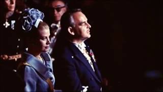 Grace Kelly y Rainiero de Mónaco en la boda de los reyes de España en Grecia [upl. by Annayram]