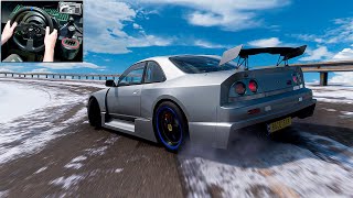 Nissan Nismo GTR LM  Forza Horizon 5  No Commentary  4kUHD60FPS  Steering Wheel  Shifter [upl. by Derag773]