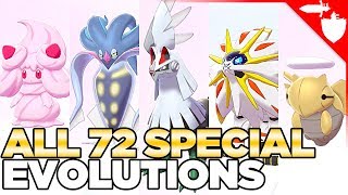 All 72 Special Evolutions in Pokemon Sword and Shield [upl. by Atikam]