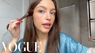 Sydney Serenas Guide to Glowy Everyday Makeup  Beauty Secrets  Vogue [upl. by Ettelra119]