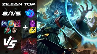 TOP Zilean vs Sion  EU Challenger Patch 1423 [upl. by Corabella]