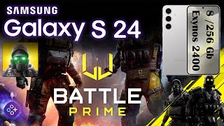 Samsung Galaxy S24 Battle Prime Mobile Gaming Test  Exynos 2400  8GB 256 GB [upl. by Nrobyalc95]