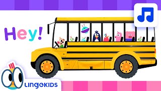 WHEELS ON THE BUS with VEHICLES 🚌🏍️🚜 Songs For Kids  Lingokids [upl. by Alaric]