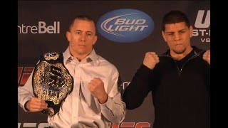 GSP calls Nick Diaz an uneducated fool [upl. by Kciredes]