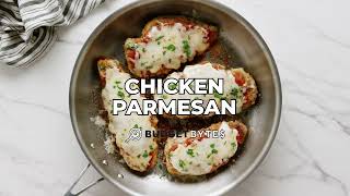 Budget Bytes  Easy Chicken Parmesan  30 Minute Dinner [upl. by Hardej]