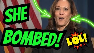 Kamala Harris RAMBLES and BOMBS💥 In NEW Interview funny bidengaffe [upl. by Lipcombe]