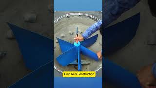 Hydroelectric Power with Unique Turbine construction minicontruction [upl. by Dilan]